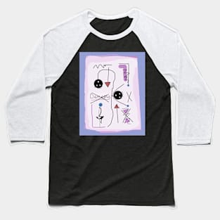 Kids and Dancers Stick Figure Baseball T-Shirt